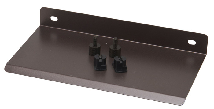 Hylde til akustikpanel 19,4 x 11 cm bruneret stål